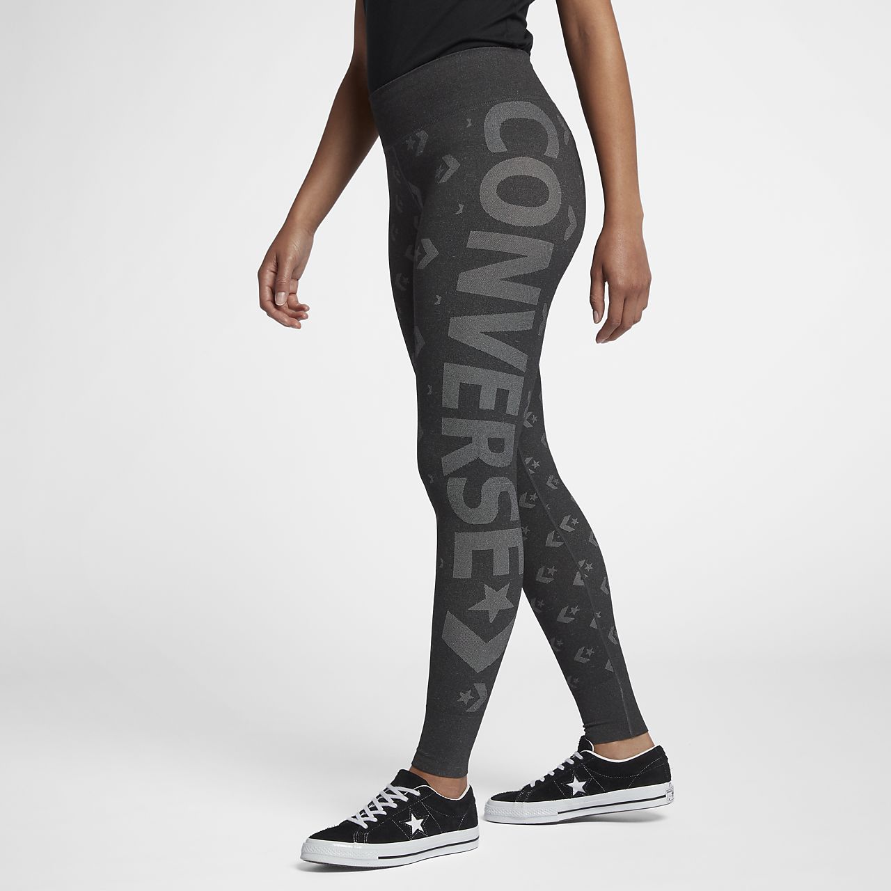 converse leggings black